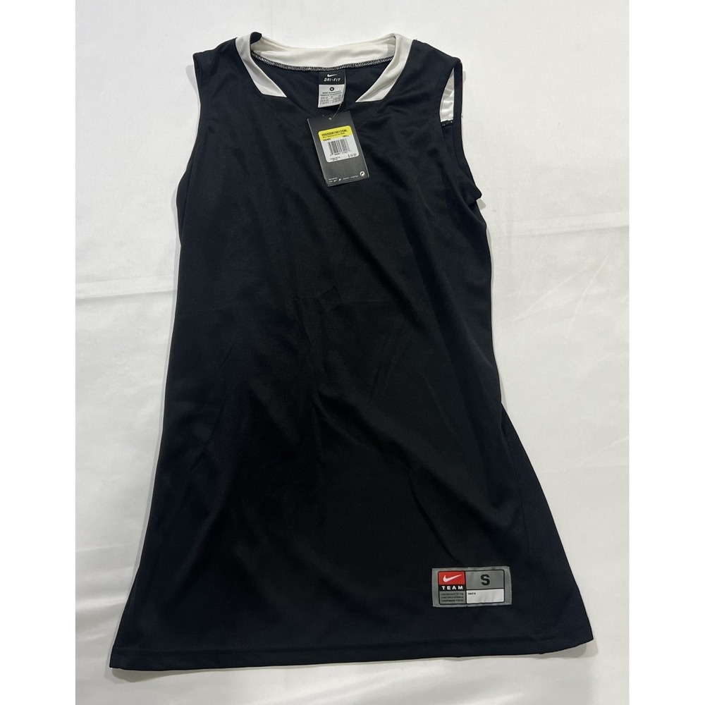 Nike Spartacus Jersey Womens Small Black Dri Fit Basketball Activewear
